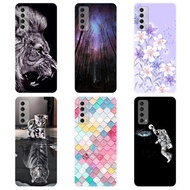 Huawei Y7A Printed Case Cartoon Back Cover For Huawei Y7A Soft TPU Case For Huawei Y7A