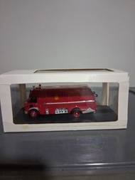 1/76 紅色消防車模型連展示盒