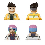 2024 New Cyberpunk 2077 Valerie Vincent Building Blocks Mini Action Figure Toys