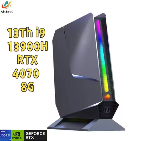 Top Sale Gaming Mini PC F10 NVIDIA RTX 4070 4060 8G Intel i9 13900HX 13900H 12900H i7 13800H Windows