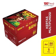 (1 BOX) SIDU A4 80gsm HVS Paper 1 Box Contains 5 Reams – Premium Quality Bright White Photocopy Pape