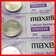 Original Maxell CR2032 Battery CR 2032 Lithium Cell Battery CMOS 3V Button Battery
