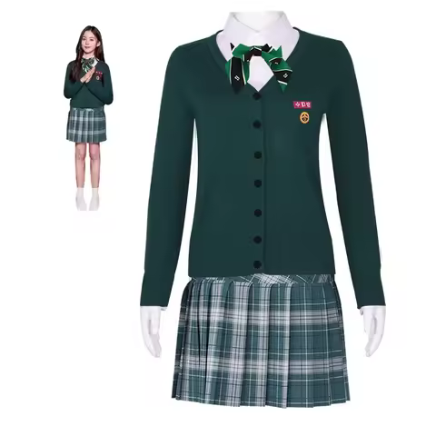 TV All of Us Are Dead Cosplay Costume JK School Uniform 코스프레 Cosplay Sweater Halloween Costumes