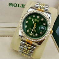 Rolex Rolex Log Series Quartz Movement Stainless Steel Strap Men's Watch