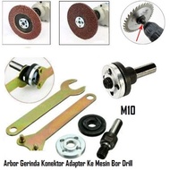 Adapter Adaptor Arbor Konektor Bor ke Gerinda konverter bor ke grinda ADAPTER MESIN BOR