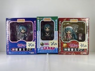 初音 Miku 黏土人 251全家制服/261浴衣/280聖誕節 GSC Nendoroid 一番賞 B賞 可動