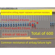 2 Euro 2.2 Euro 2.4 Euro 2.7 Euro 3 Euro 3.3 Euro Car Safety Repair Replacement Resistor
