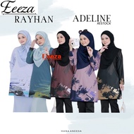 Eeeza Baju Muslimah Labuh Couple Set BLVCKROSE APPAREL Baju Jersey Muslimah Murah Perempuan Budak Je