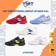Pickleball Babolat Jet Mach 4 shoes - super durable michelin sole, good grip on the court, anti-roll