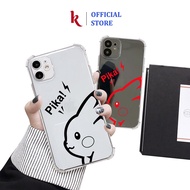 DTF Pi.ka.chu double iphone Case for 16 15 pro max 15plus 14 13 12 promax 11 mini 6 6s 7 8 plus x xr