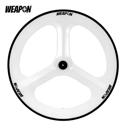 C3 Trispoke Wheel 700C Carbon Track Wheelset Fixie 3 Spoke Aero Rim Brake Clincher Flip Flop Hub NSK