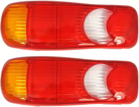 2pcs Car Rear Tail Light Eclipse Teardrop Lens For Fiat Iveco Renault Midlum Nissan Cabstar Volvo FE