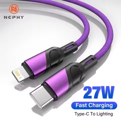 USB C Cable For iPhone 14 13 12 11 Pro Max Xs Xr X 8 Plus iPad MacBook PD 27W Fast Charge Charger Ty