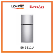 EuropAce ER5311U 300L DELUXE TOP MOUNT FRIDGE (3 TICKS) ER 5311U