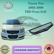 Toyota Vios TRD Front Grill Material Fiber (FRP) BODYKIT  FOR 2003 2004 2005 2006 2007 2008