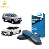 BENDIX FRONT BRAKE PADS HONDA CIVIC 1.5 TURBO 2016+ TEA FC CRV 2001-2006 S9A GENERAL CT (DB1481GCT)
