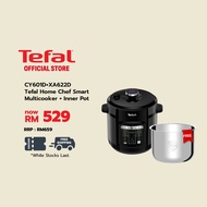 Tefal Home Chef Smart Multicooker (6L) [Free SS Inner Pot] CY601 + XA622D
