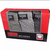 MERAH 1box /3pcs..Agree ART-8886 Men's CD/ agree Red Box Men's CD..