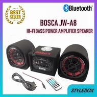 Bosca JW-A8 2.1 Bluetooth HI-FI Bass Power Amplifier Speaker with Remote Control with 2 Mic Port and