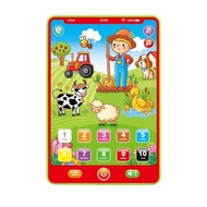 Interactive Toddler Learning Tablet - Educational ABC & 123 Sound Toy with Piano Keyboard Animal Sou