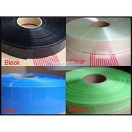 1 Meter Flat Pressed Battery Shrink Film 60mm / 70mm / 80mm