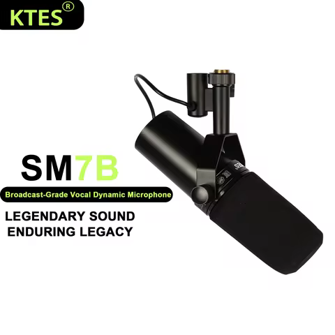 SM7B Cardioid Dynamic Microphone Sm7b 7B Studio Selectable Frequency Response Microphone for Live St