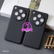 Oppo Find X8 Oppo Find X8 Pro liquid Silicone Macaron Square Color Black Case Oppo Find X8 Oppo Find