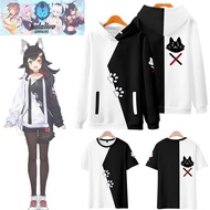 【Ready Stock】HOLOLIVE VTuber Ookami Mio Cosplay Pullover Hoodie