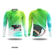 Kaos Jersey Mancing Mania Casting Toman Gabus Printing Custom BAD088