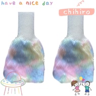 CHIHIRO Plush Fluffy Boots Cover, Fur Plush Fluffy Y2K Boots Socks,  Thickened Warm Colorful Hosiery