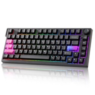 YUNZII RT75 PRO Rapid Trigger Wireless Gaming Magnetic Keyboard with Knob, Dual 8K, Hot Swappable To