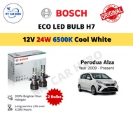 BOSCH Eco H7 LED Headlamp Bulb Cool White (2pcs) 12V 24W for Perodua Alza (Year 2009-Present) Lampu 