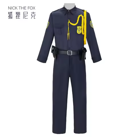 Nick Wilde Cosplay Costume Movie Zootopia Nick Cosplay Police Cosplay Uniform Christmas Halloween Ca
