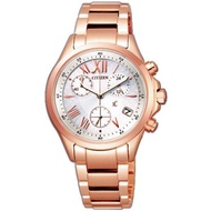 Citizen Womens FB1403-53A ( Watch xC Eco-Drive Chronograph) Round Watch Gold Multi-Axis Analog Solar