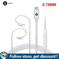 JCALLY TC30 PRO Type-C รองรับสายเคเบิลสำรอง PCM 384Hz/32bit สายเคเบิ้ลสำหรับหูฟังพร้อม Mmcx/ 0.78Mm/