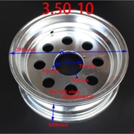 【Limited Time Only】 Super Wheel Rim 3.50-10 Aluminum Alloy Wheel Hub Scooter Scooter Electric Tire Front Wheel Balance Car