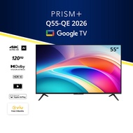 [BEST SELLER] PRISM+ Q55 2026 Q-Series | 4K AI Google TV | 55 inch 2026 Model