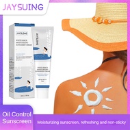 JAYSUING Sunscreen Sunblock Skin Protective Cream Translucent Skin Nourishing Sunscreen For Face You