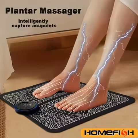 2026Foot Massager Foot Therapy Machine EMS Foot Massage Pad Pulse Fully Automatic Foot Meridian Pres