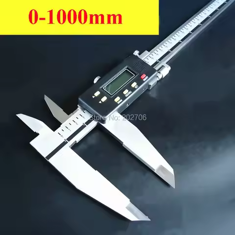 1000mm 40inch Digital Caliper 0-1000mm 800mm 600mm Double knife jaw Heavy duty digital vernier calip