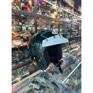 100% Ori + Sirim MAG LTD 5 Button Helmet Warna Hijau With White Cap Free Bag