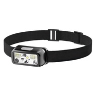 Senter Kepala Sensor Tangan Headlamp 6 Mode LED Free USB Terang - W004