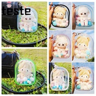 Outdoor Bag, 10cm Doll Multicolor Storage ,  Style  Transparent Bag Decoration Kawaii Doll Display B