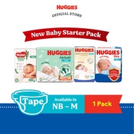 Huggies Newborn baby (NB / S) Diapers - Dry / AirSoft / Naturemade / Skin Perfect (x1 pack)