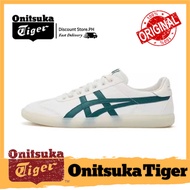 【SG Outlet Store】Onitsuka Tiger Tokuten White Green for men and women Low-top casual sneakers