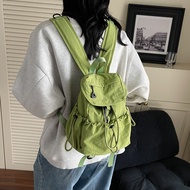Niche Korean Drawstring Backpack Female 2026 Leisure Student Travel Small Backpack Lightweight Outdo