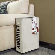 Dirty Clothes Basket with Wheels Foldable Laundry Bag 44L