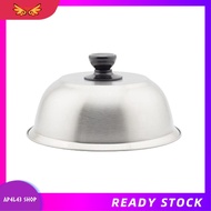 [ap4l43.] Grill Dome Cover Stainless Steel Burger Cover Round Pot Lids Cover for Cookware Kitchen Bu
