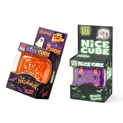 NeeDoh Halloween Gifts Such As Spiders and Pumpkins. Sensory Toys for Relieving Stress. Soft Decompr