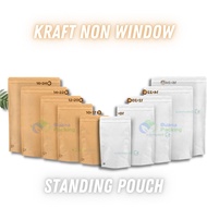 STANDING POUCH ZIPLOCK KRAFT NON-WINDOW DELKOCHOICE 16X24